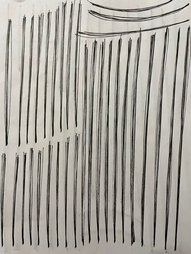 Another early attempt at some drawabox inspired exercises with lots of fraying.